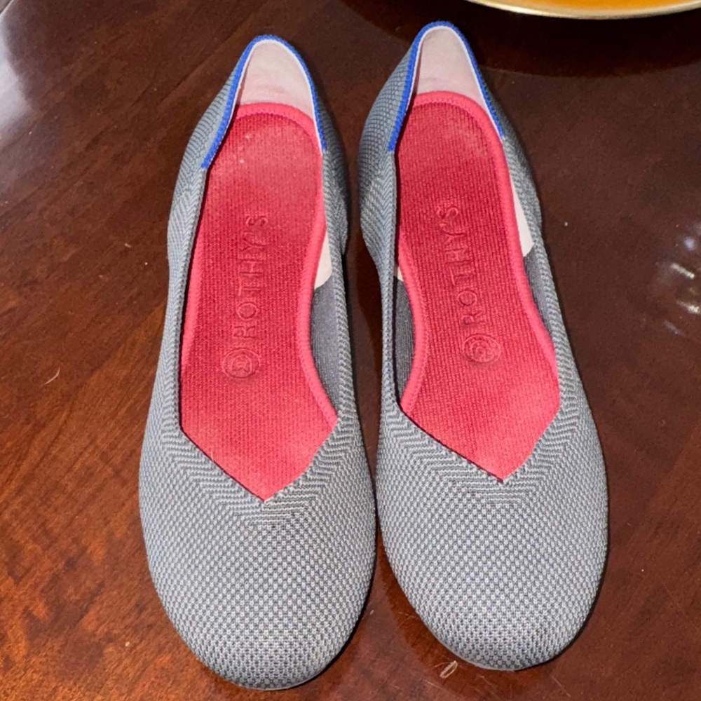 Rothy's Gray Women's ballerina Flats